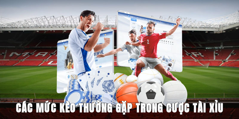 Các mức kèo thường gặp trong cược tài xỉu