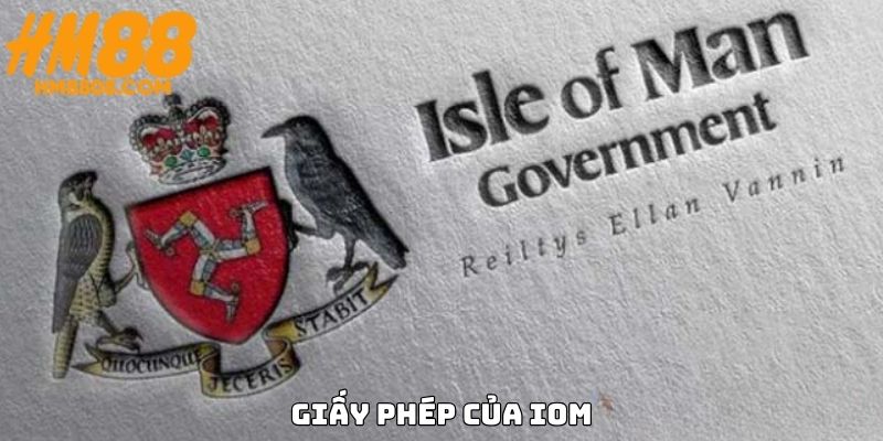 Chứng chỉ hoạt động của nhà cái HM88 sở hữu